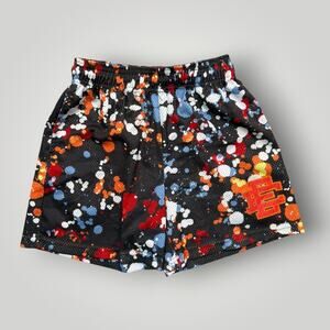 Eric Emanuel EE Basic Shorts Black Splatter sz M